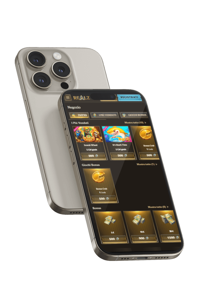 Shop di Realz Casino